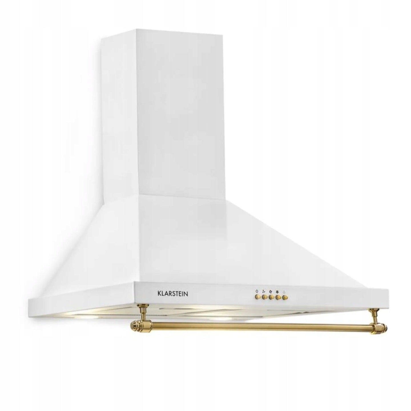 OKAP KUCHENNY KOMINOWY KLARSTEIN PRZYŚCIENNY 60CM 610M³/H LED BIAŁY