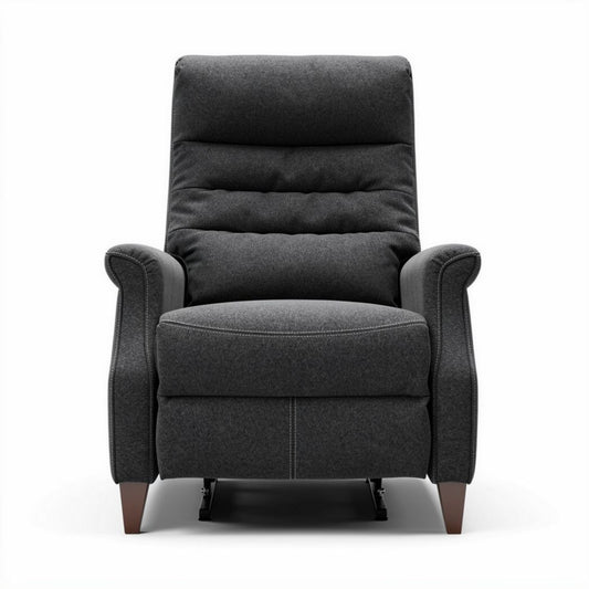Fotel relaksacyjny z tkaniny w salonie z funkcją rozkładania - 85 x 80 x 100cm