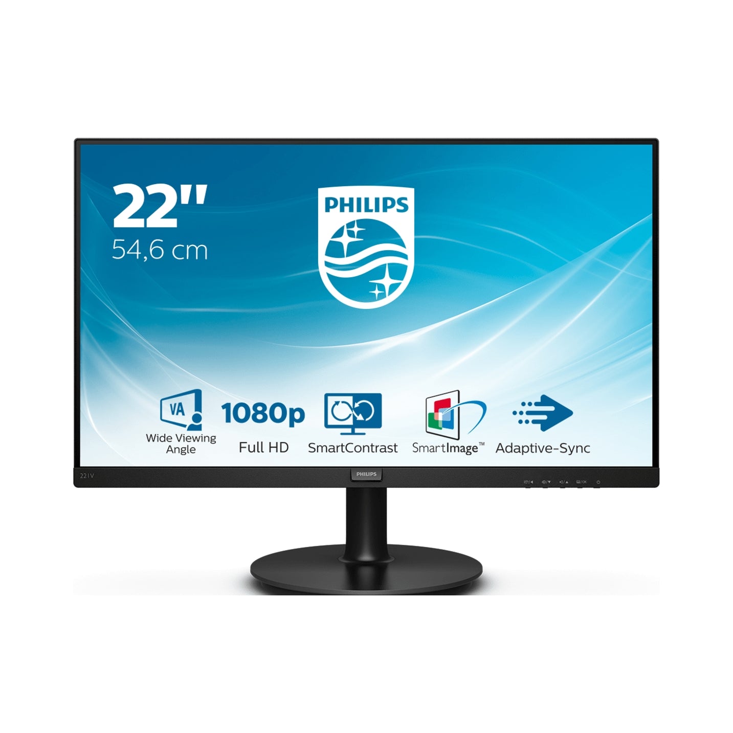 Philips 2X Monitor LED Philips 221V8/00 21,5  1920 x 1080 px VA