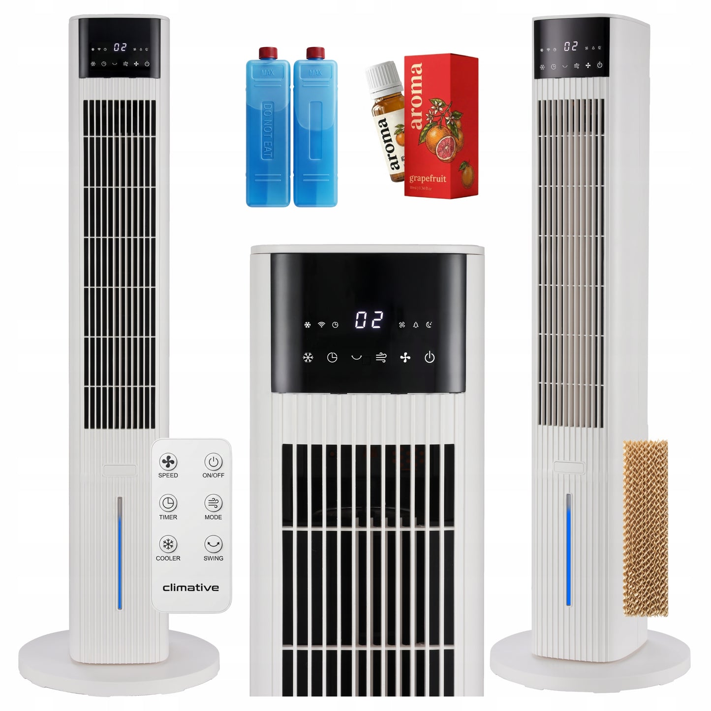 Klimator wodny CLIMATIVE COOLAIR wentylator kolumnowy KLIMATYZER+WiFi+AROMA