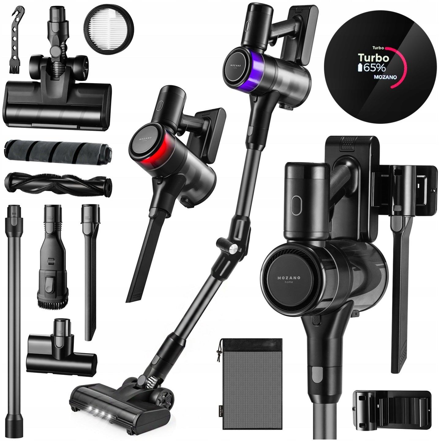 ODKURZACZ BEZPRZEWODOWY PIONOWY ŁAMANA RURA RĘCZNY 15w1 LED HANDY PRO(ODKURZACZ BEZPRZEWODOWY PIONOWY ŁAMANA RURA RĘCZNY 15w1 LED HANDY PRO)