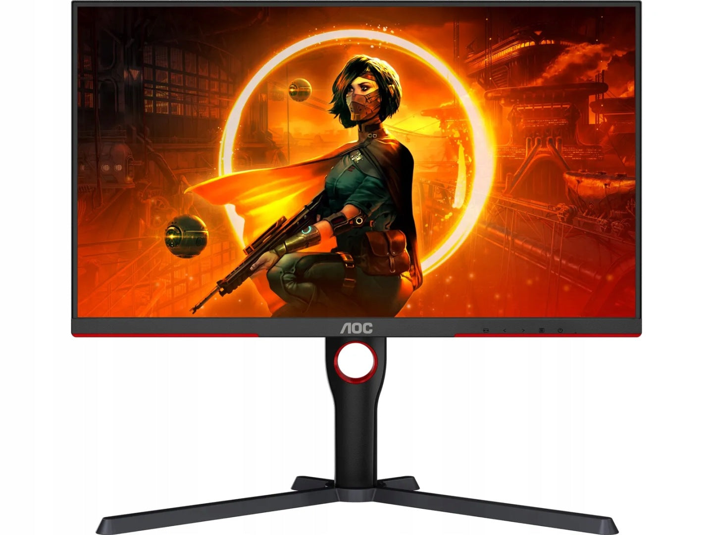 AOC Monitor AOC Q27G3XMN/BK 27/QHD VA/180 Hz/2x HDMI/DP/AUDIO/PIVOT/3 lata
